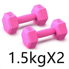 Rubberized Dumbbells for Arm Muscle Training Home Fitness Equipment