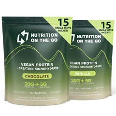 Vegan Protein Powder with Creatine | Single-Serve Packets