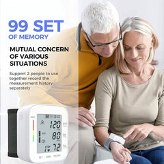 Blood Pressure Monitor Digital Wrist Blood Pressure Machine Automatic Cuff BP Detector
