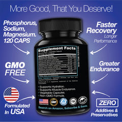 Rapid Rehydr8 Electrolyte Capsules for Muscle Recovery and Endurance