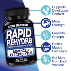 Rapid Rehydr8 Electrolyte Capsules for Muscle Recovery and Endurance