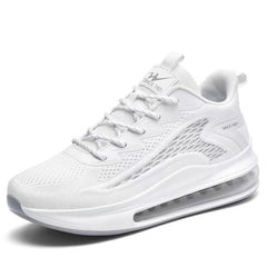 Men's Flyknit Air Cushion Running Shoes Fashion Height Increase