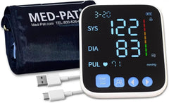 Med-Pat BP-S Arm Blood Pressure Monitor Easy One-Touch Operation