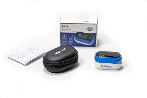 Med-Pat PX-1 Fingertip Pulse Oximeter Accurate SpO2 Pulse Monitor
