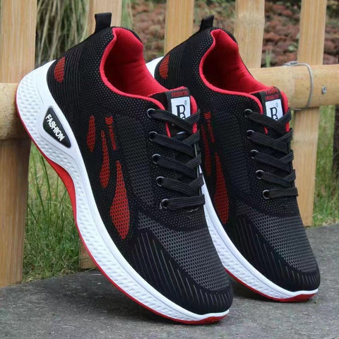 Men's Waterproof Anti-Slip Running Shoes Soft Sole Casual Sneakers