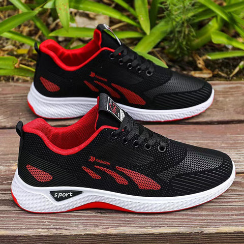 Men's Waterproof Anti-Slip Running Shoes Soft Sole Casual Sneakers