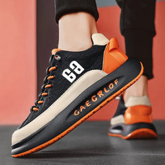 Men's Breathable Casual Running Shoes Fashion Non-Slip Sports Sneakers