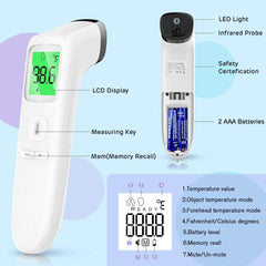 Non Touch Baby and Adults Forehead Thermometer