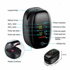 Finger Pulse Oximeter – Heart Rate & SPO2 Monitor