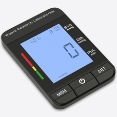 Wizard Research Blood Pressure Monitor with Regular and XL Cuffs